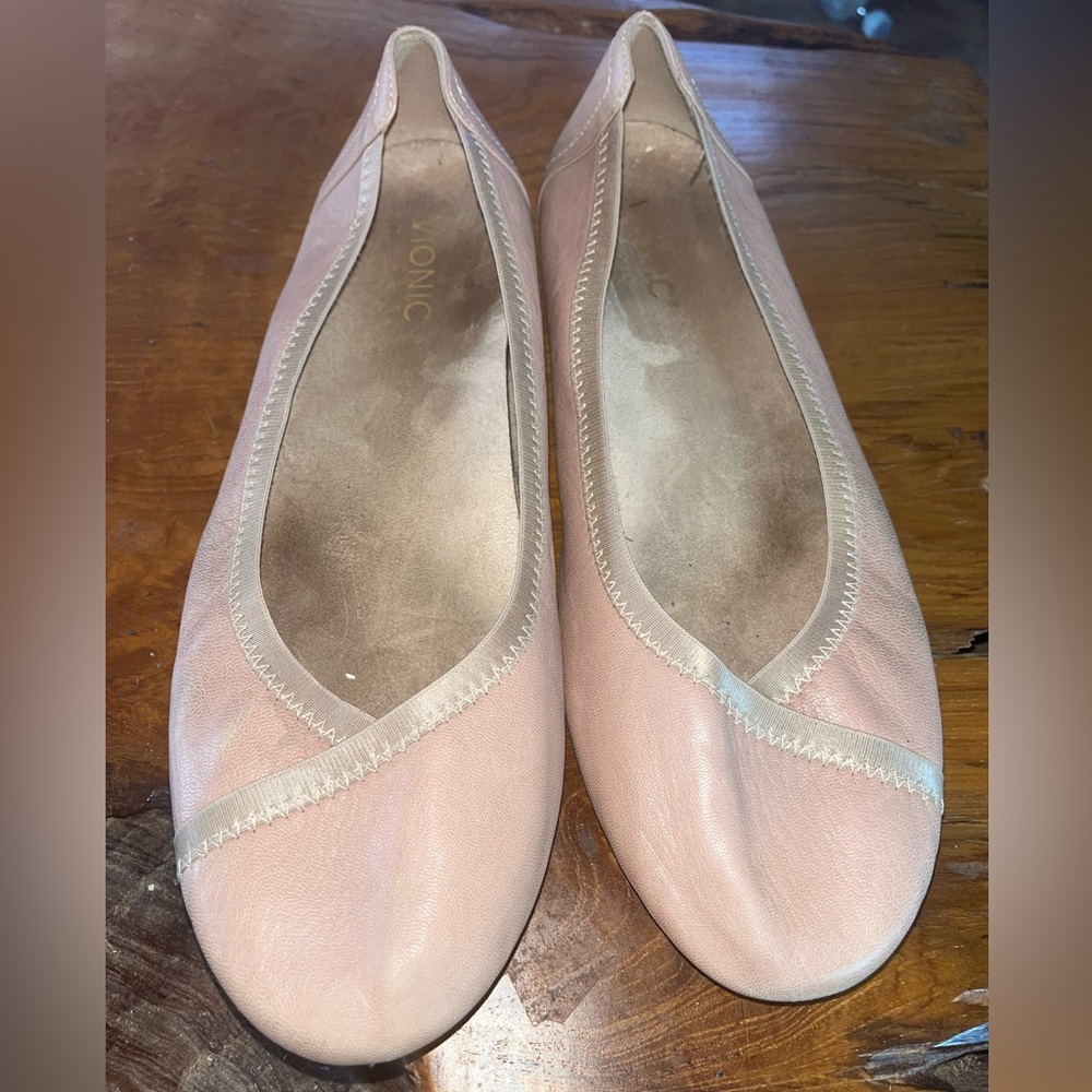 Vionic Caroll Leather Ballet Flats Size 11